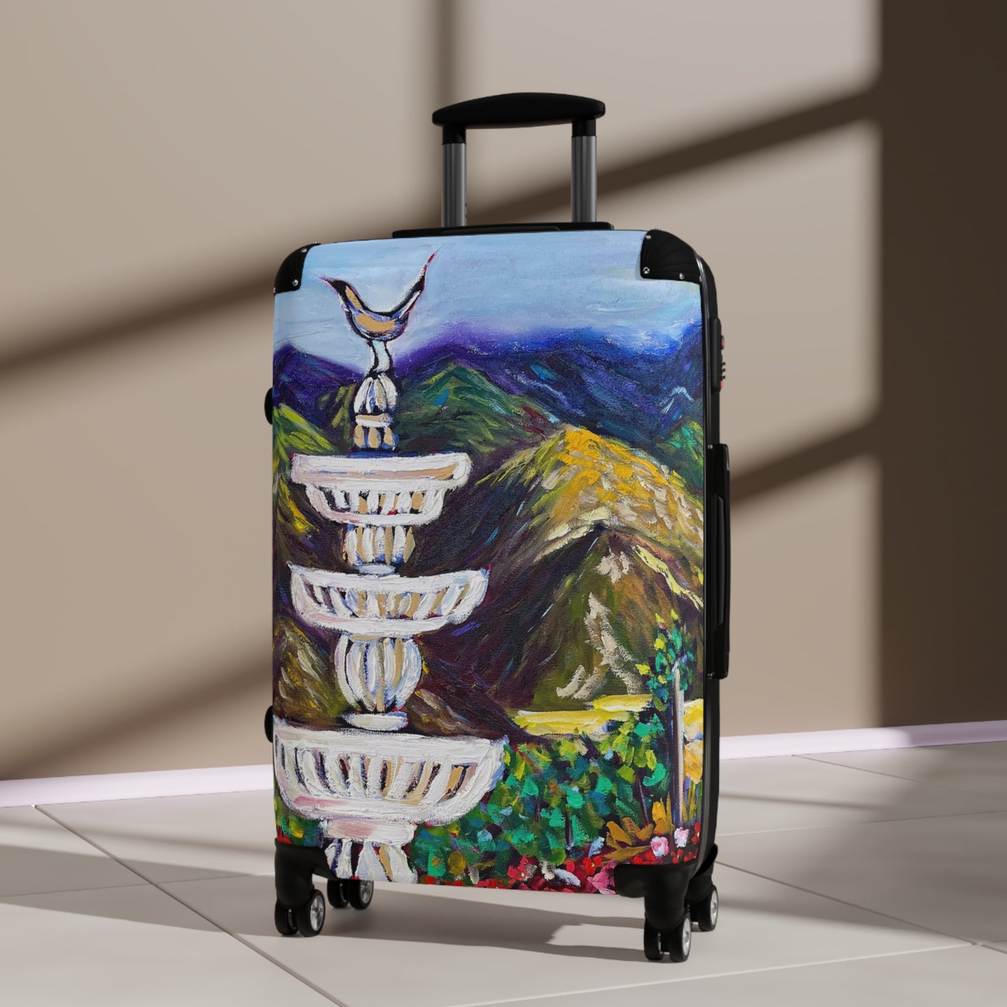 Fountain Vista at GBV Carry on Suitcase (+Med /Large sizes)