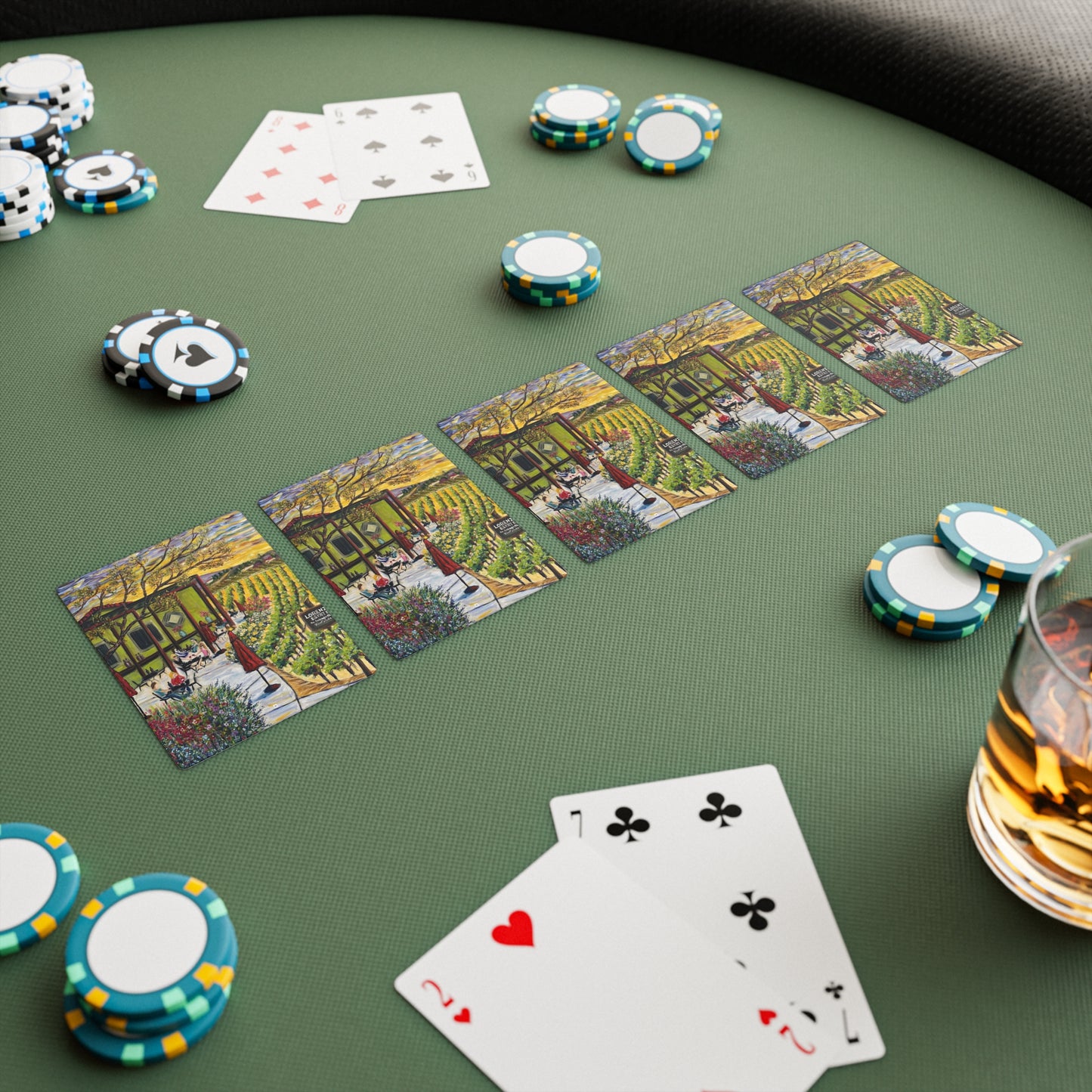 Lorenzi Estate Terrace Cartas de Póquer/Naipes