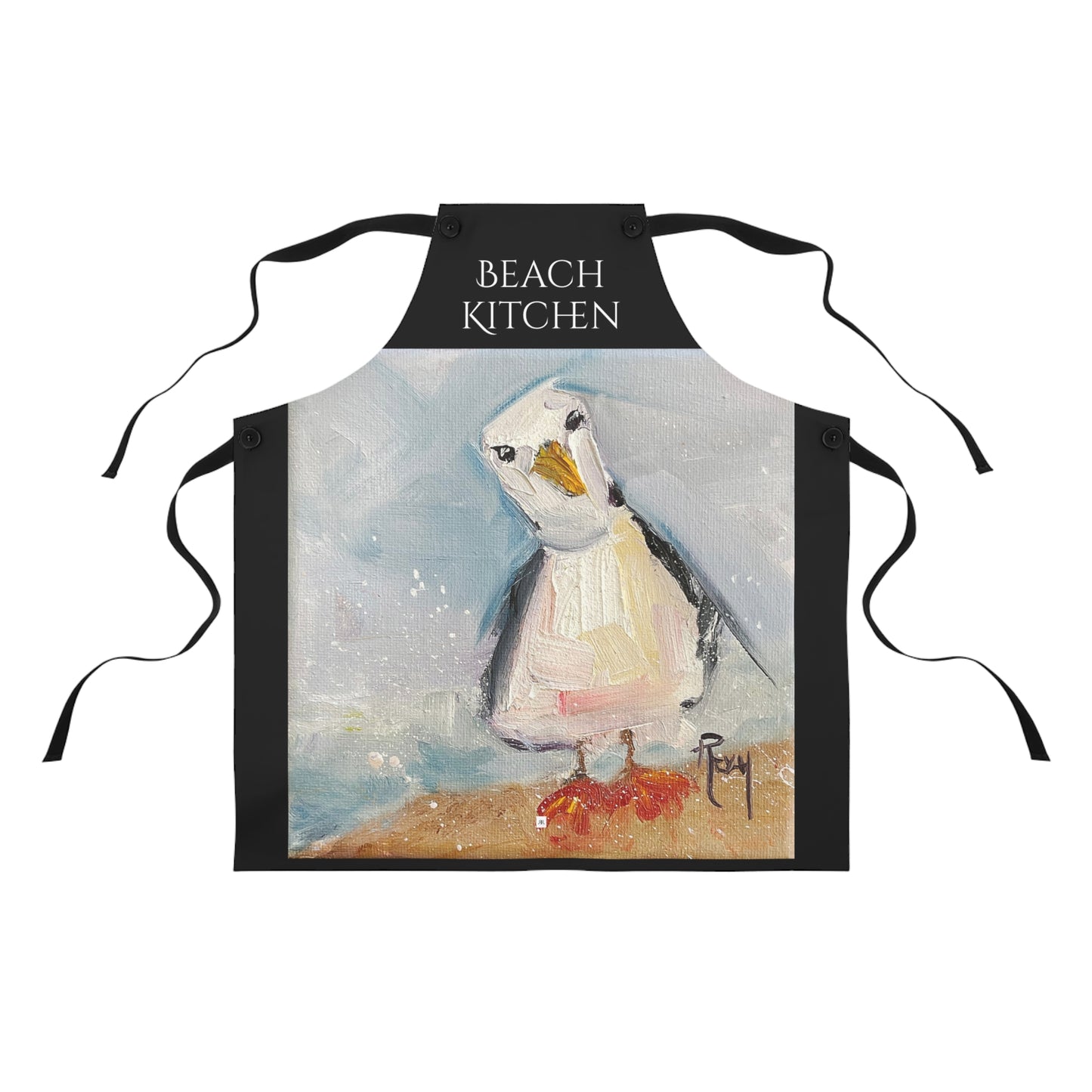 Inquisitive Seagull "Beach Kitchen" Apron