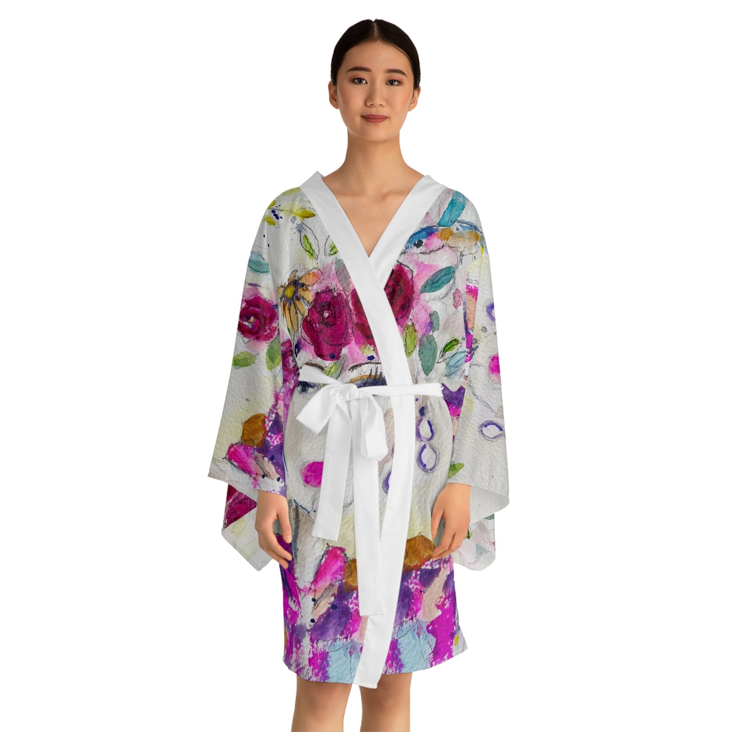 Kimono Robe - Haute Couture Hummingbird