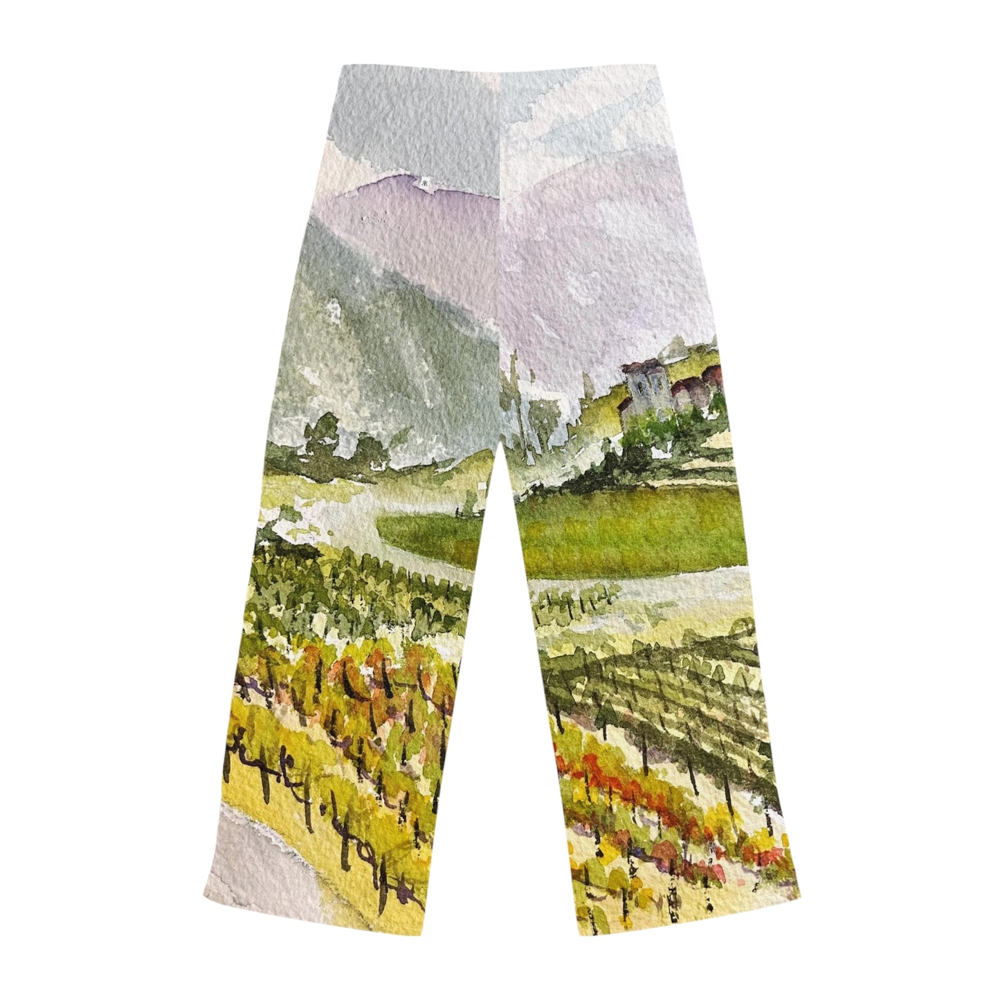 Pajama Pants - Road Down from the Villa at GBV- Women's Pajama Pants