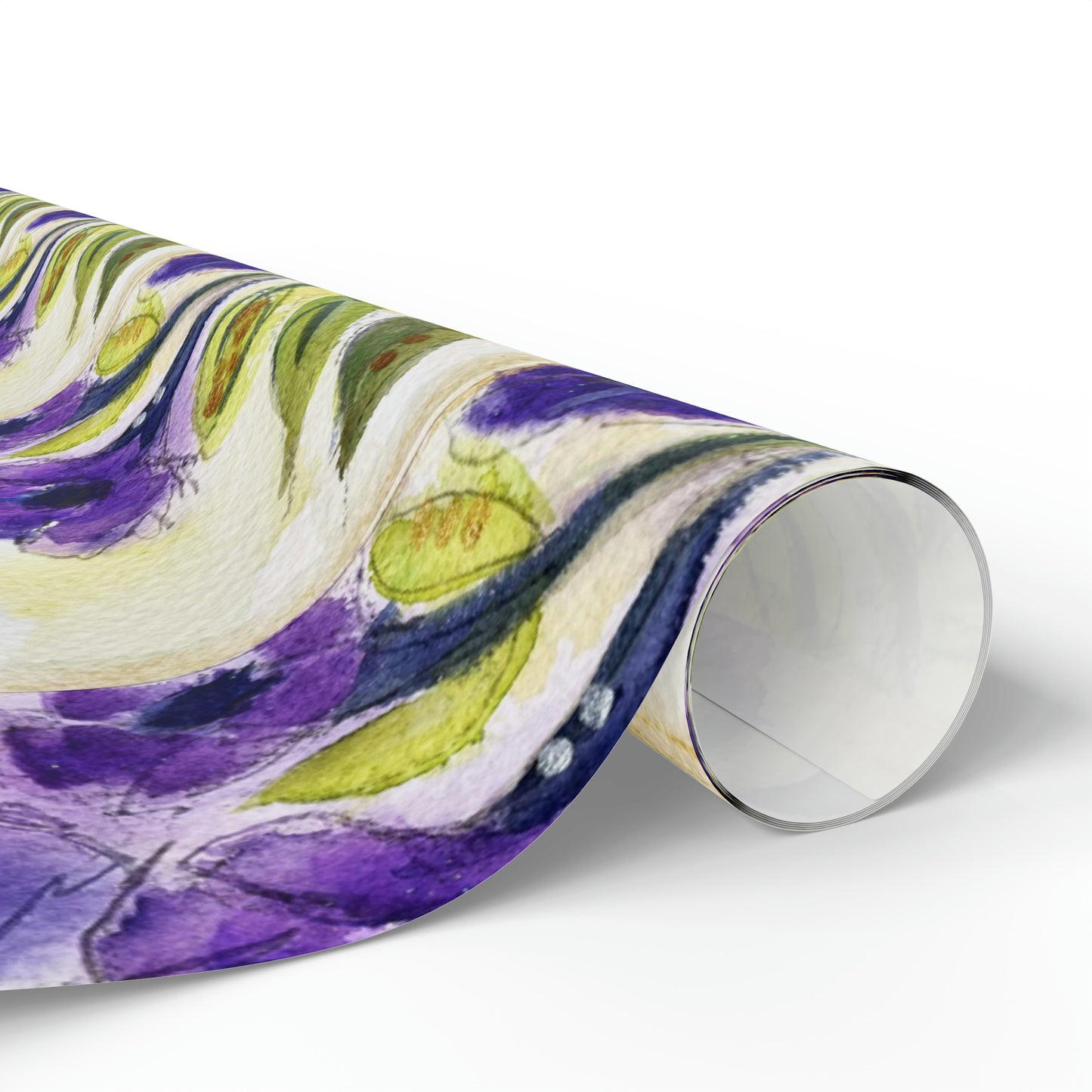 Hummingbird with Purple Tube Flowers (3 Sizes) Wrapping Papers