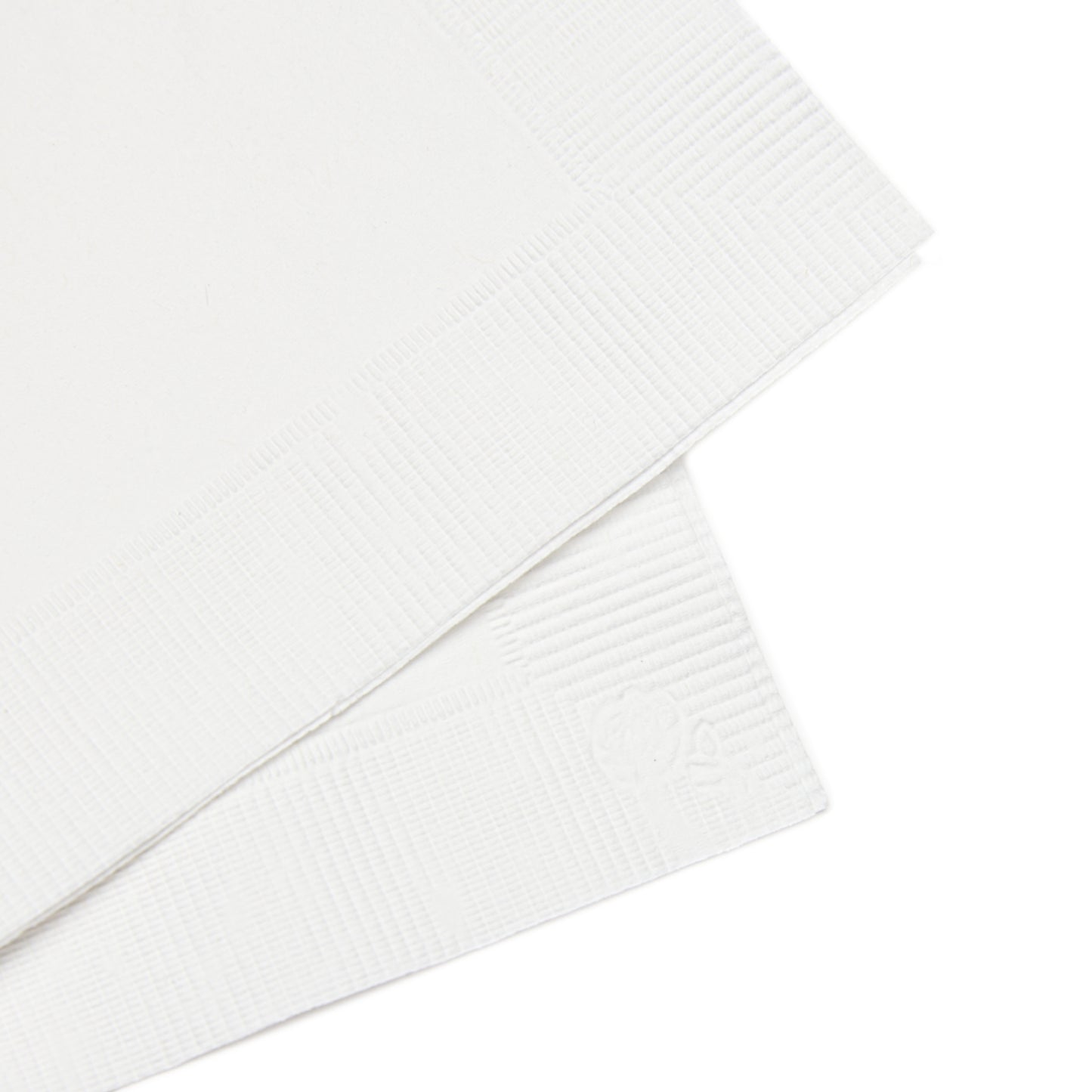 French Bubbles-White Coined Napkins
