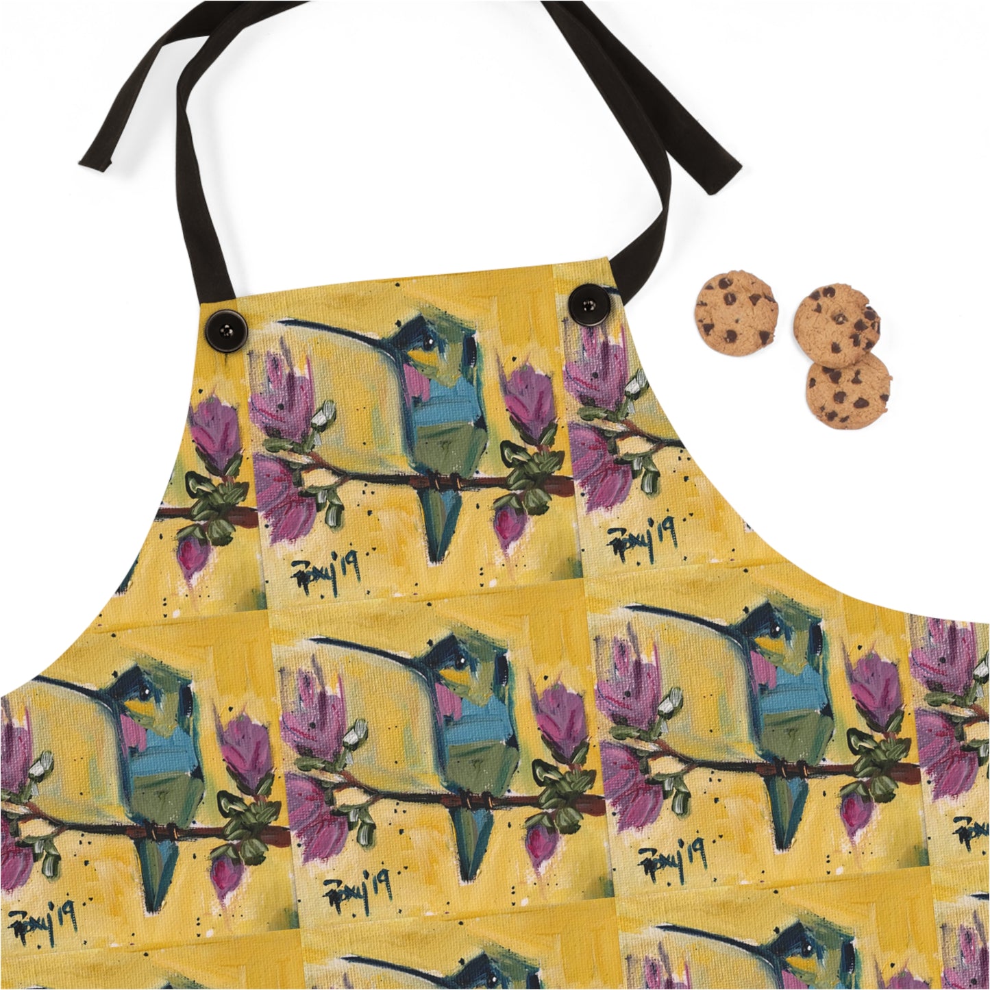 Pretty in Pink Adorable little Hummingbird Patterned Apron