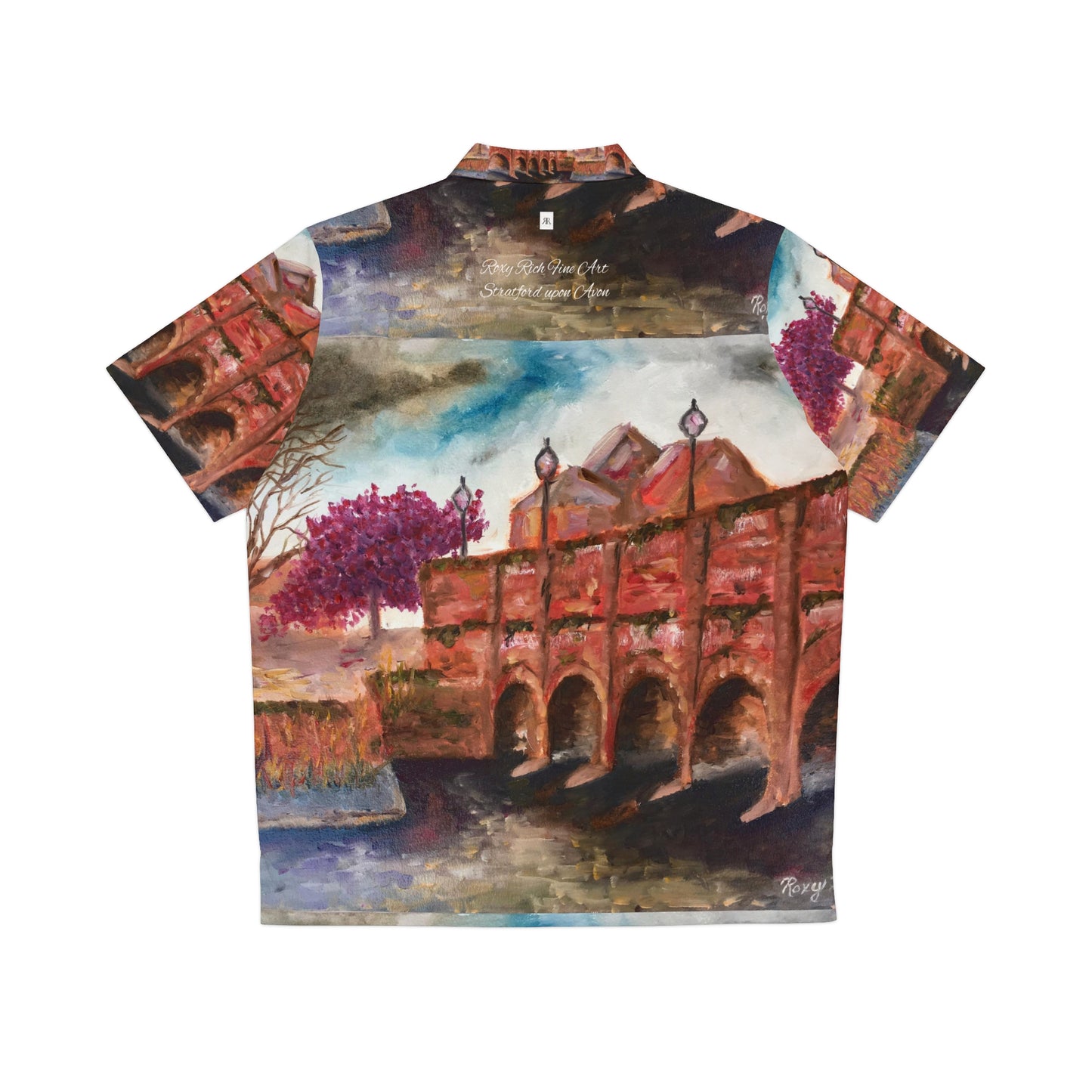 Stratford upon Avon Cotswolds Bridge Camisa hawaiana para hombre