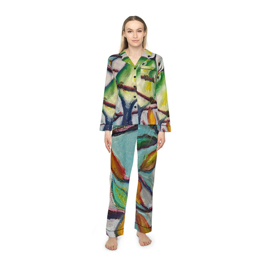 Satin Pajamas - Cuddling Warblers