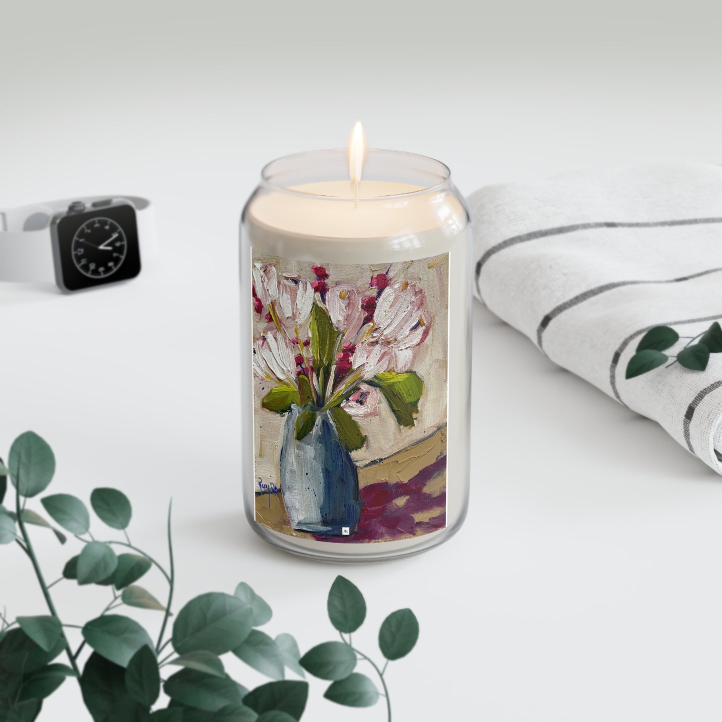 Scented Candle, 13.75oz-Tulips on the Table