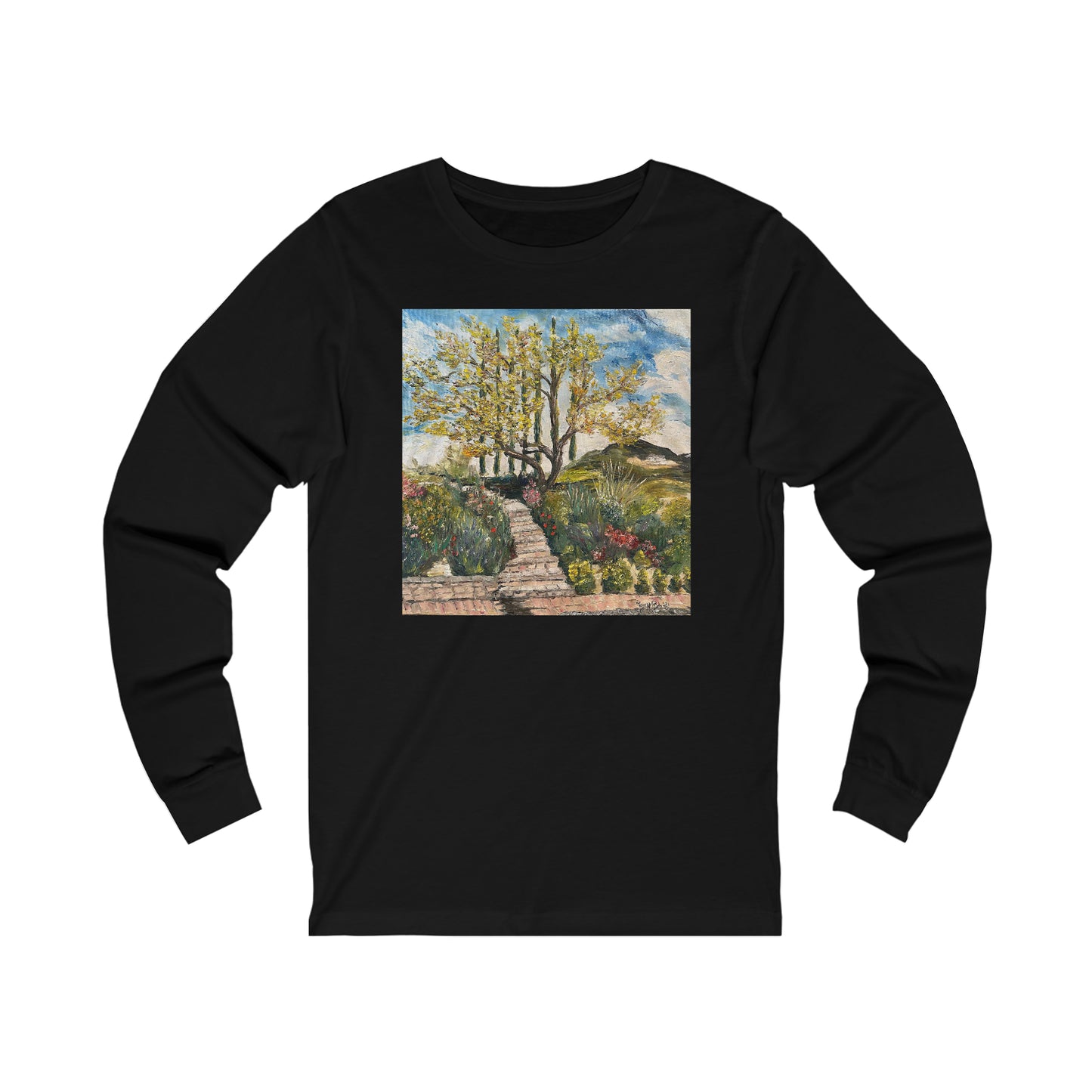 Tree and Garden at GBV Unisex Jersey Long Sleeve Tee
