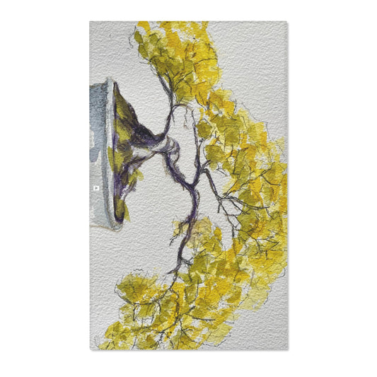 Yellow Bonsai Area Rug