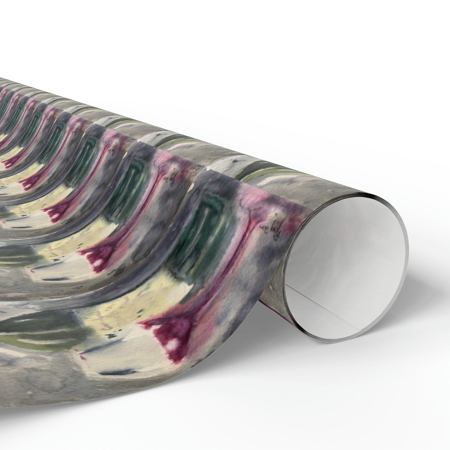 Loose Watercolor Wine Bottle and Glass (3 Sizes) Wrapping Papers