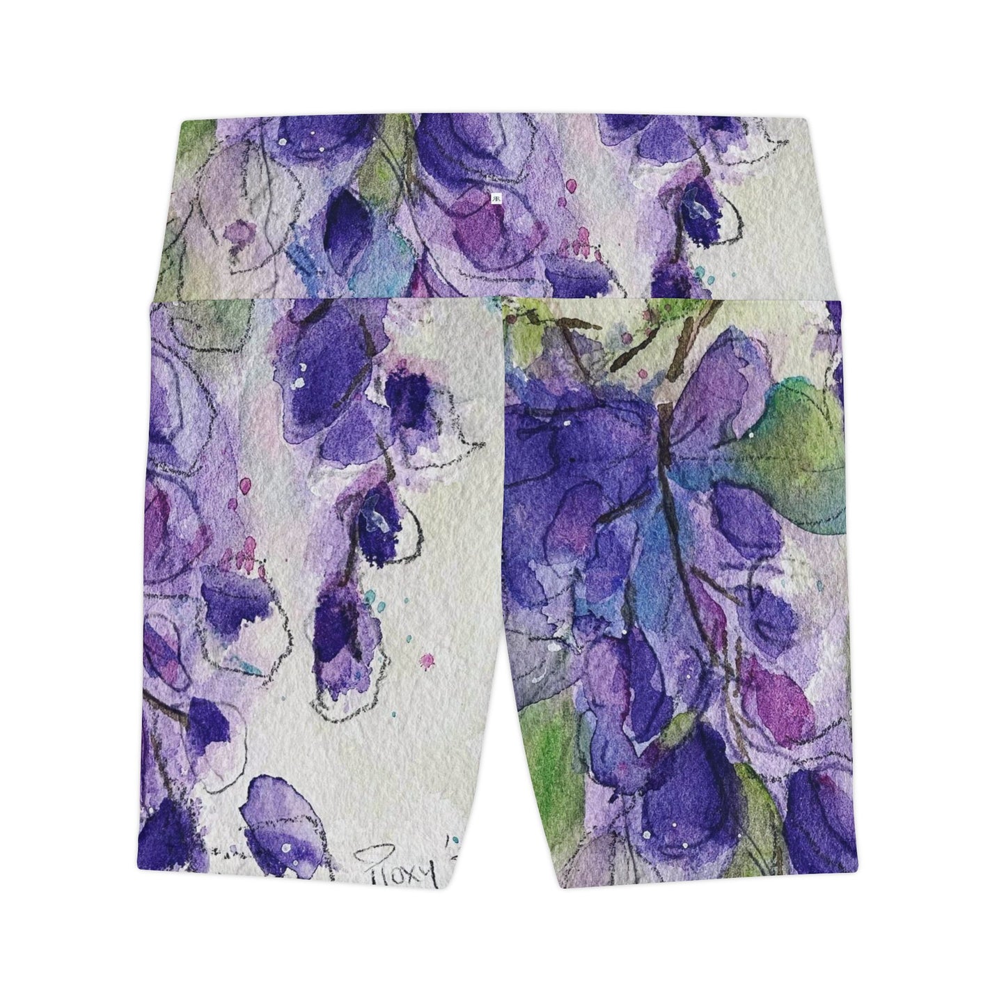 Women's Workout Shorts - Purple Wisteria