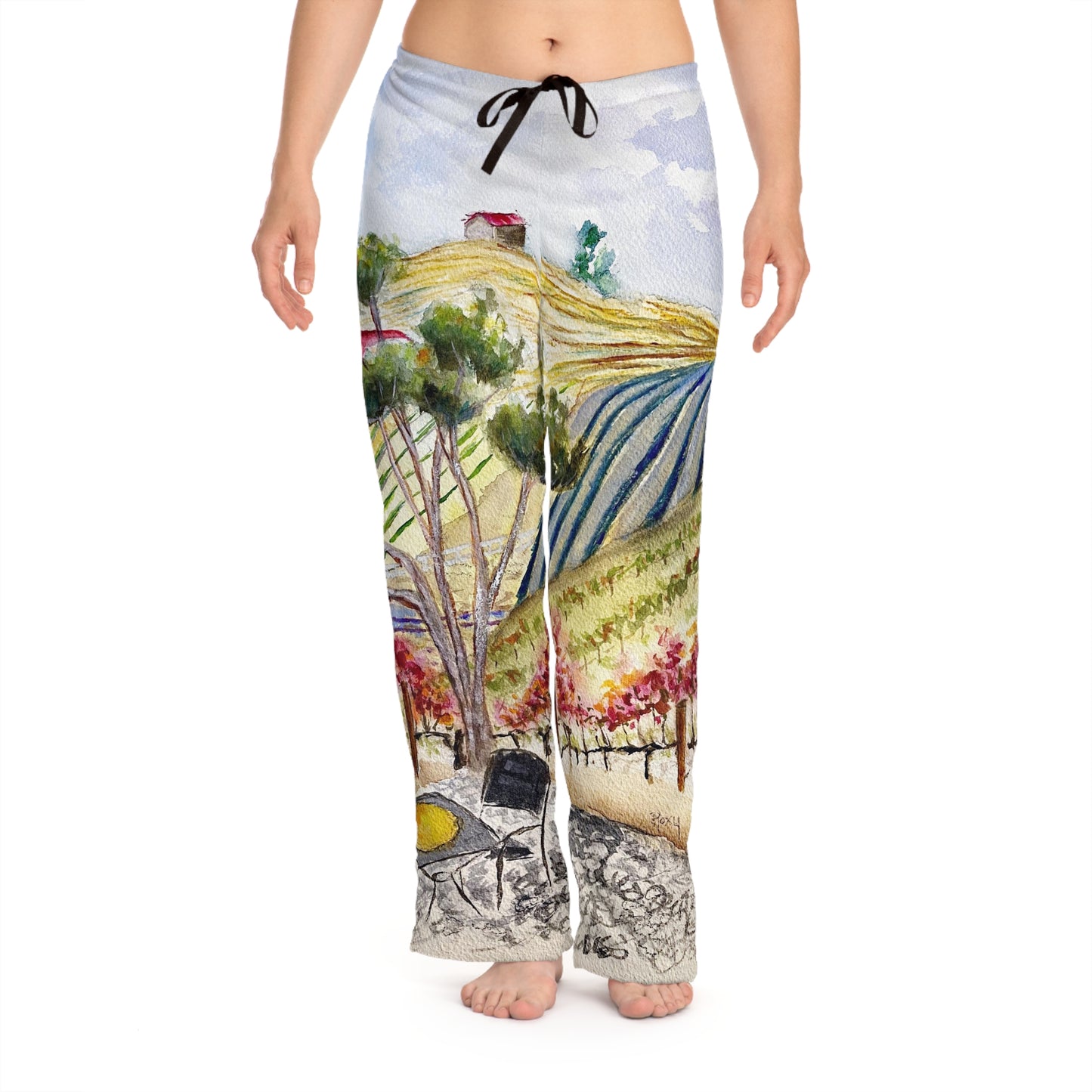 Pajama Pants - Patio View at GBV- Women's Pajama Pants