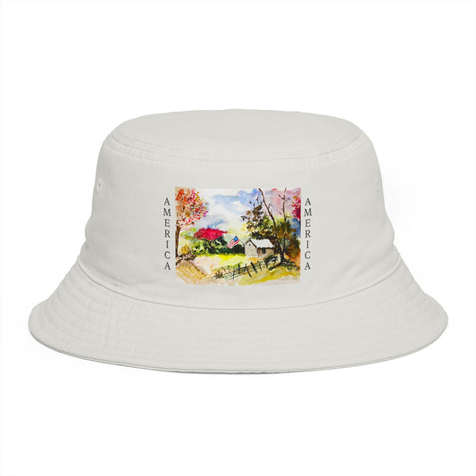 250th Birthday 'Land of the Free' Patriotic Bucket Hat — American Pride Commemorative