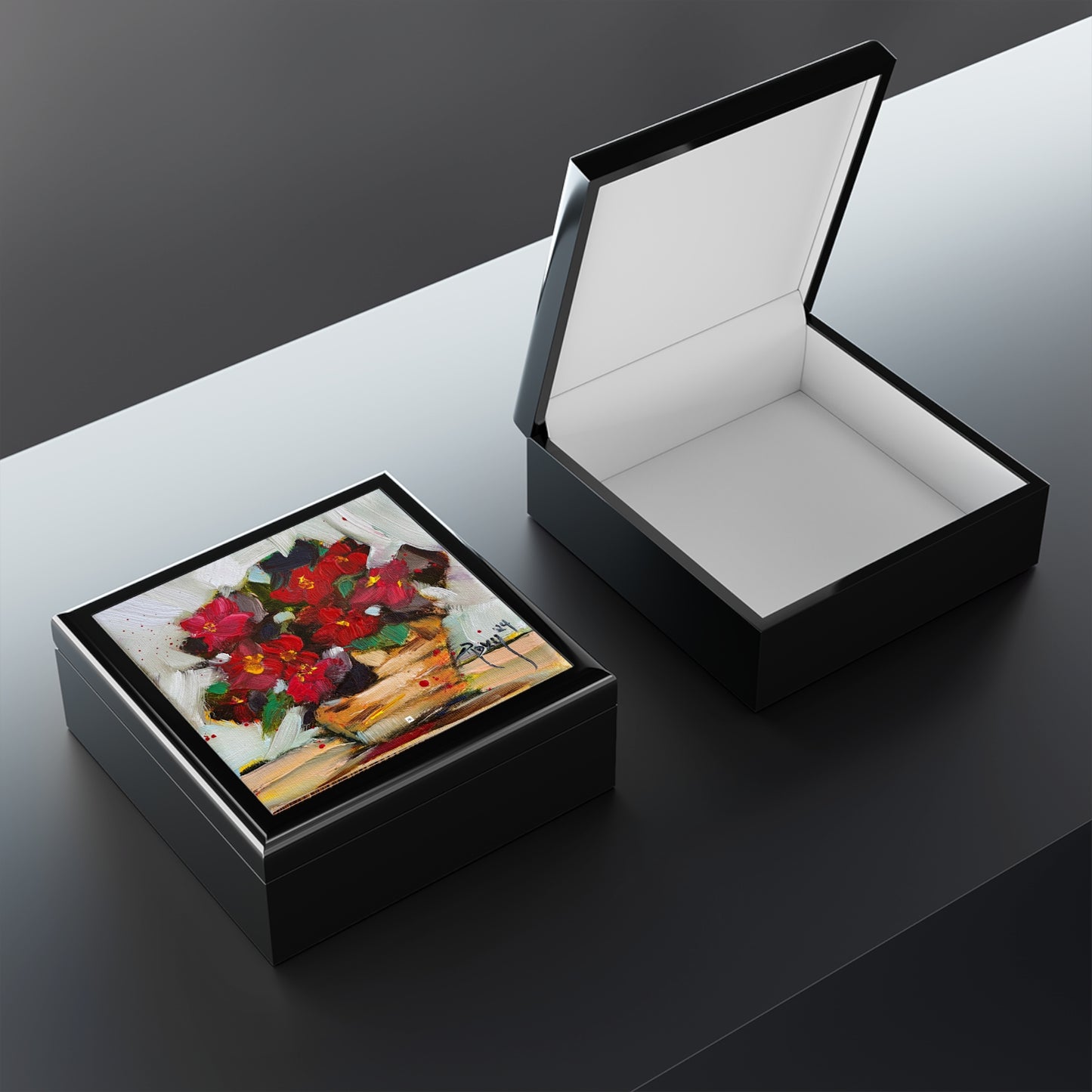 Jewelry Box-Strolling-Wax Begonias