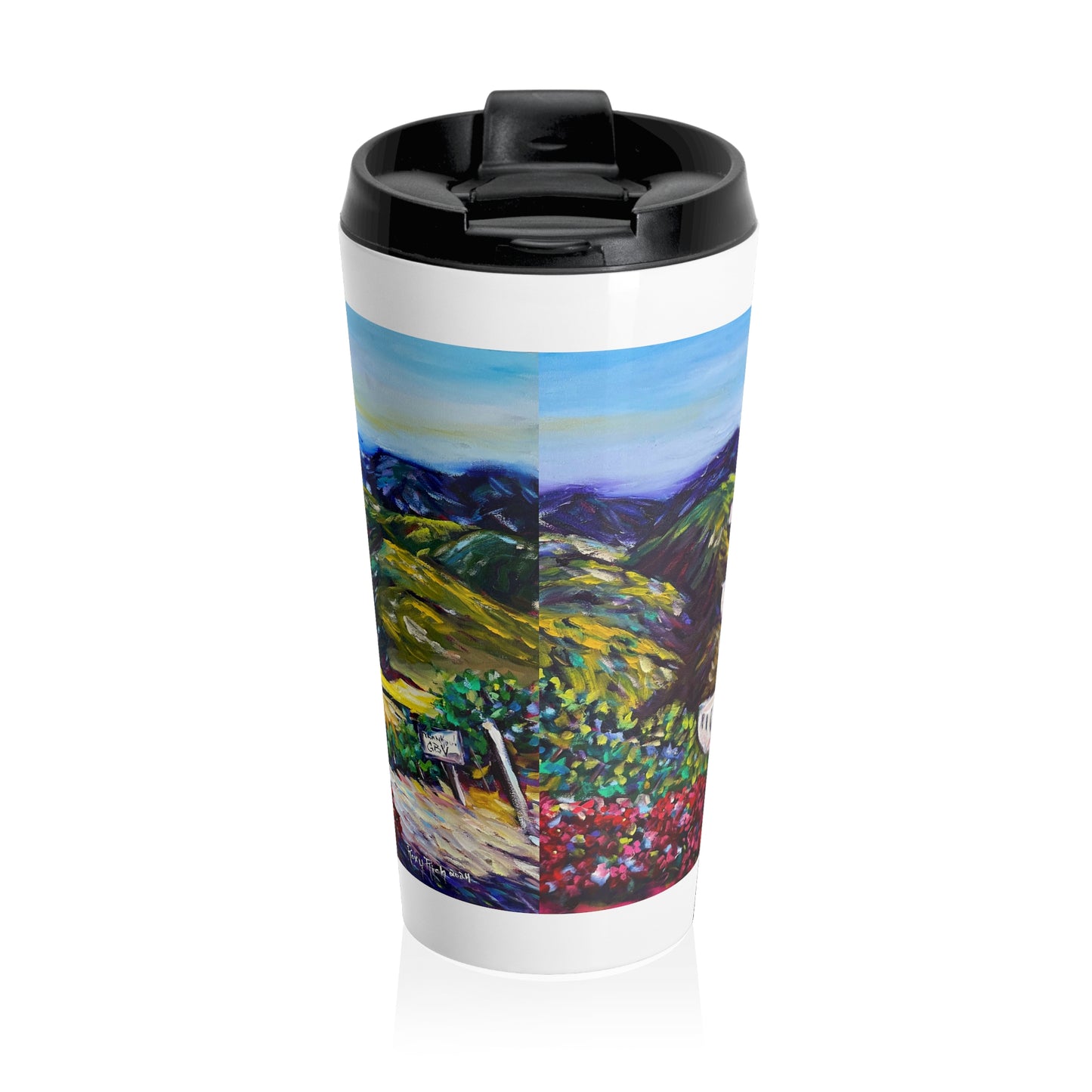 Fountain Vista Gershon Bachus Vintners Stainless Steel Travel Mug