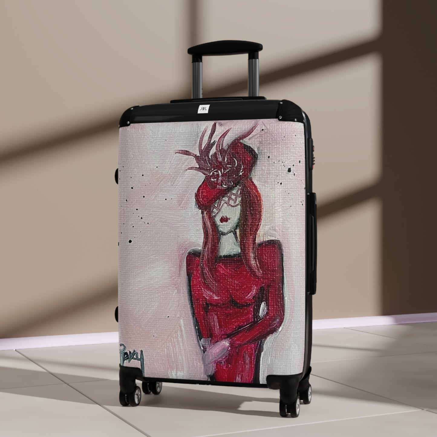 Fascinating in Red  Suitcase (Carry On + 2 Sizes)