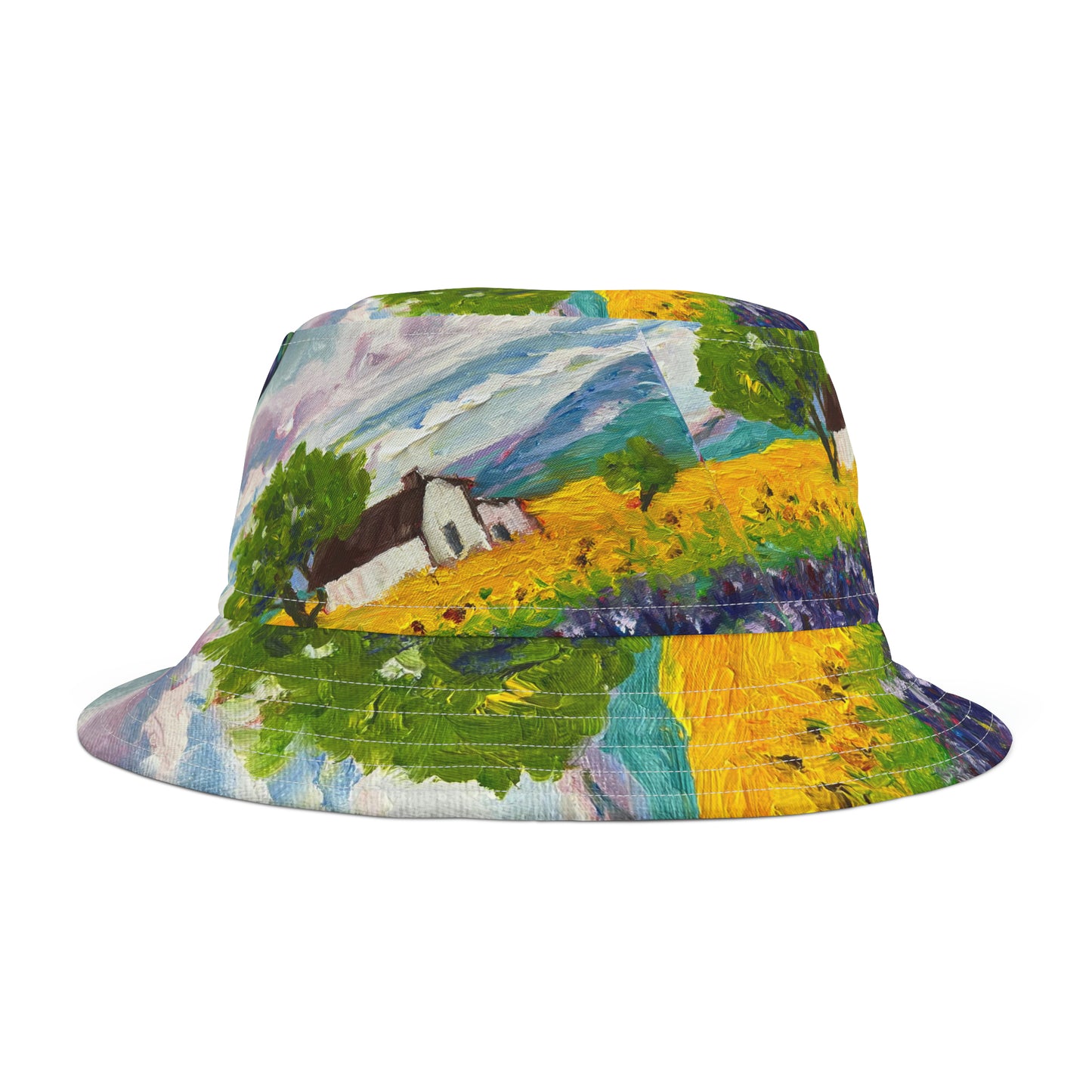 Sunflowers and Lavender Provence Bucket Hat