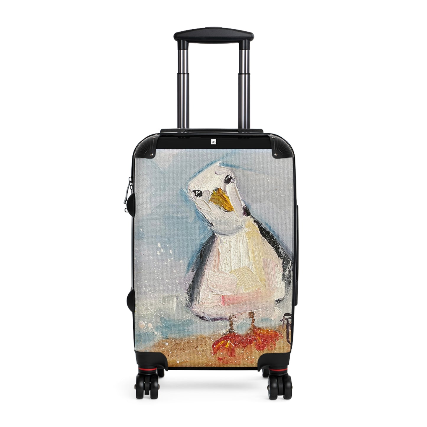 Inquisitive Seagull Beach Bird Carry on Suitcase (Choose from 3 sizes)