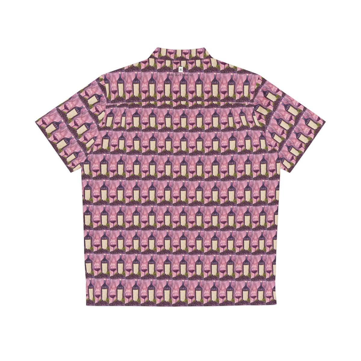 Men's Hawaiian Shirt- GBV-Porta Accanto Tempranillo -Small Print