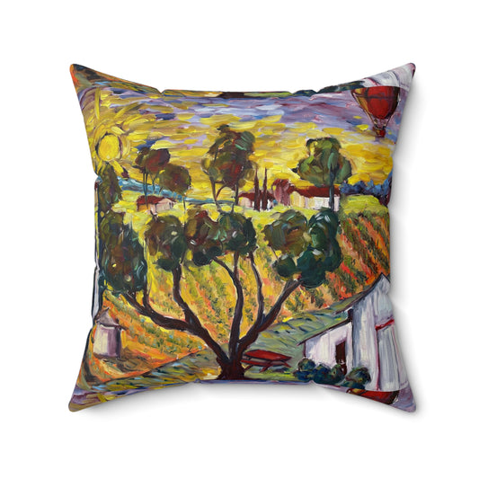 Ultimate Sunrise Indoor Spun Polyester Square Pillow