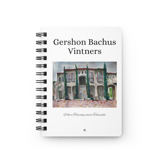 Gershon Bachus Vintners #2- Spiral Bound Journal