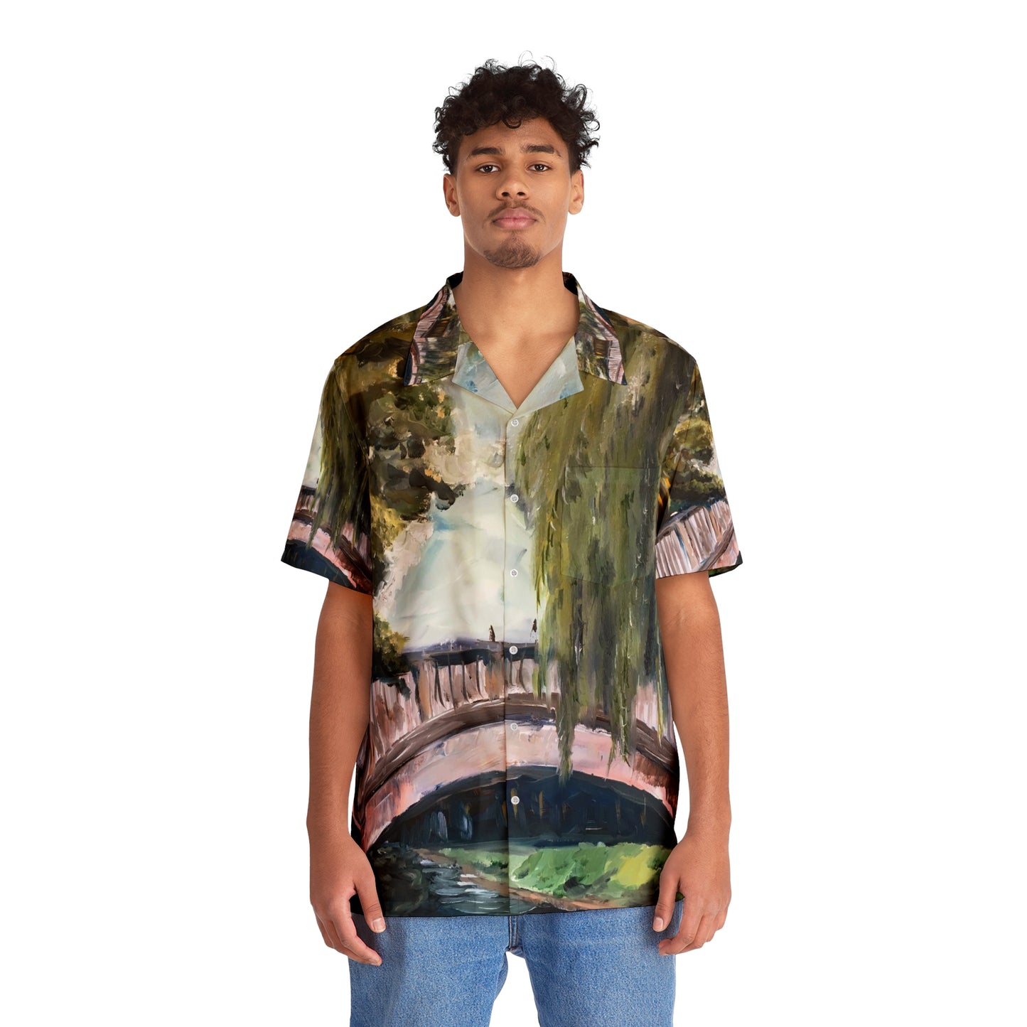 Bridge to Dorking Men's Hawaiian Shirt