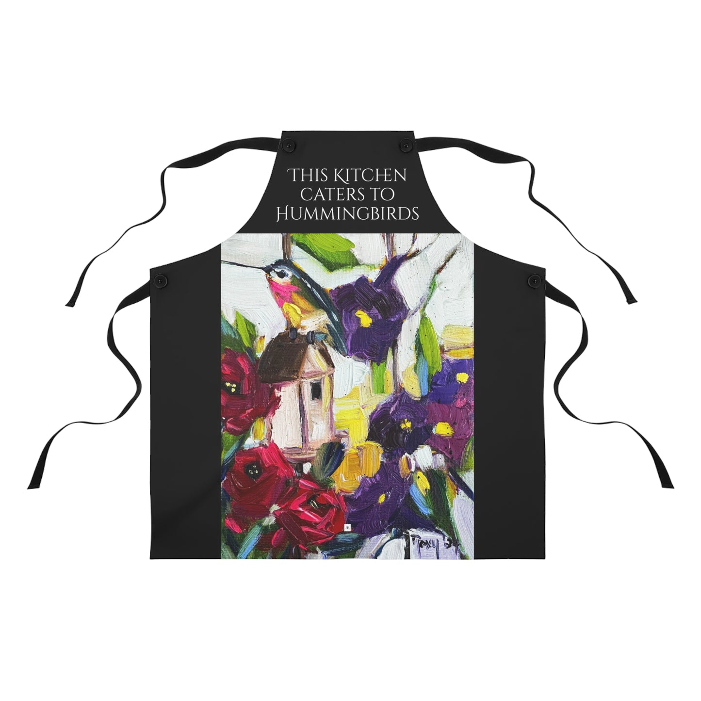 This Kitchen caters to Hummingbirds Apron