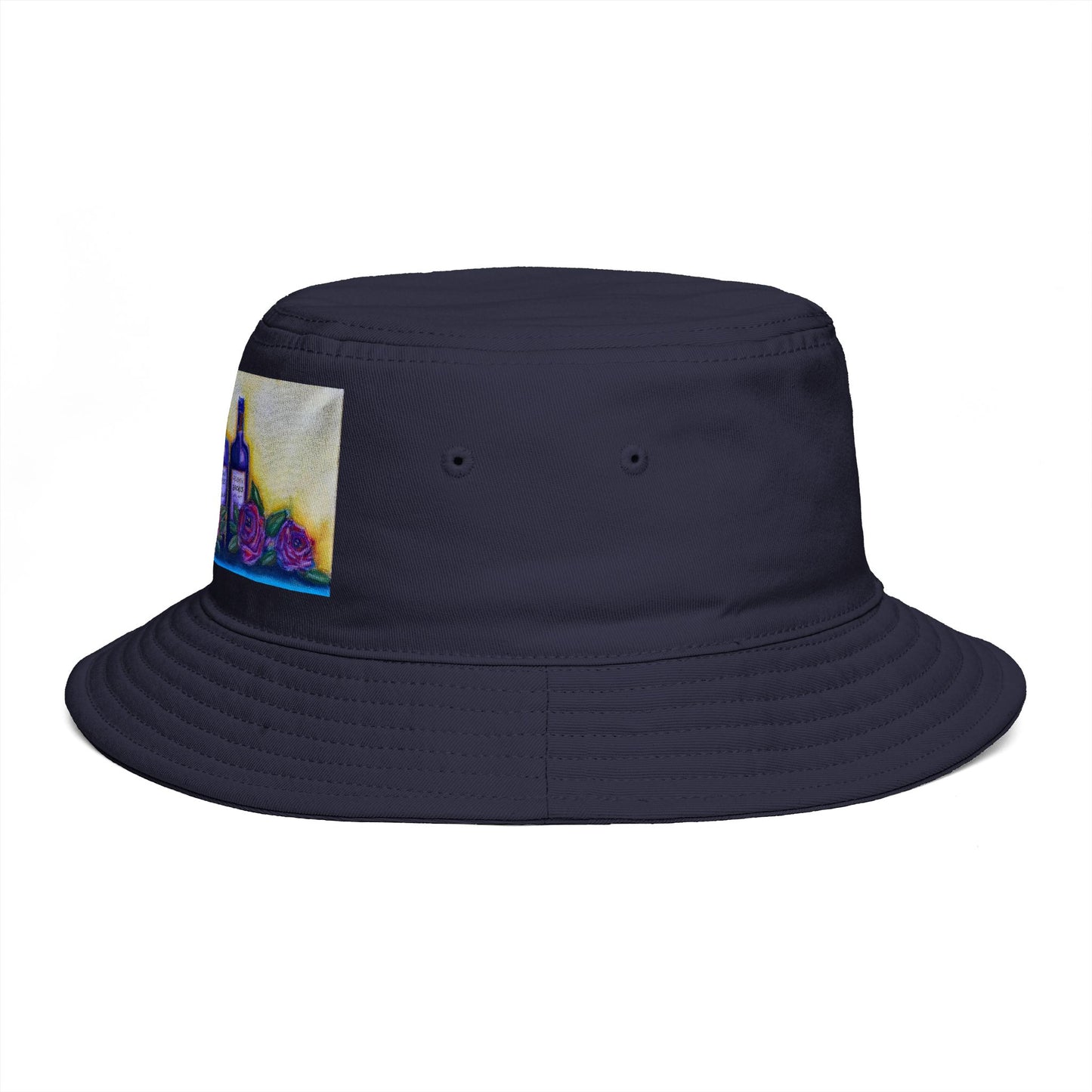 Roxy Rich Fine Art -GBV Wine and Roses - Stylish Durable Bucket Hat