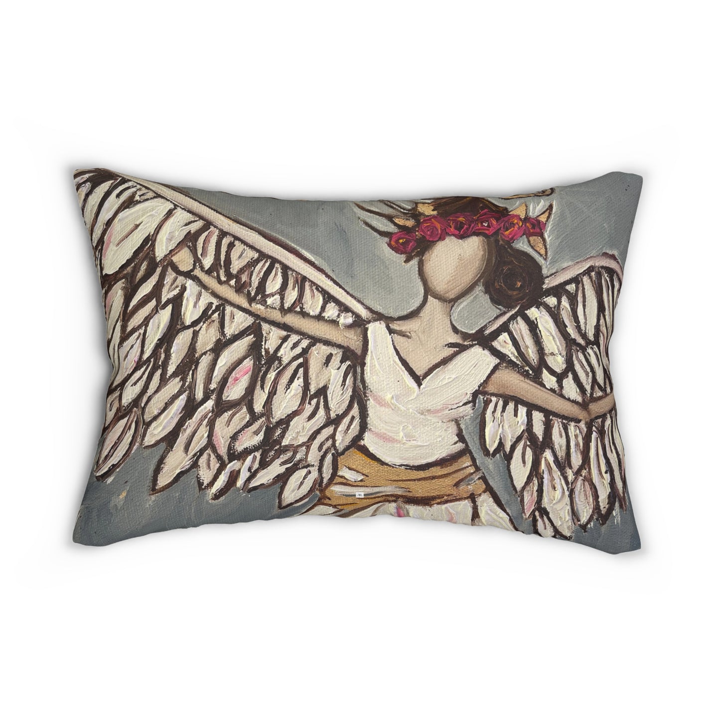 Angel Rising Lumbar Pillow