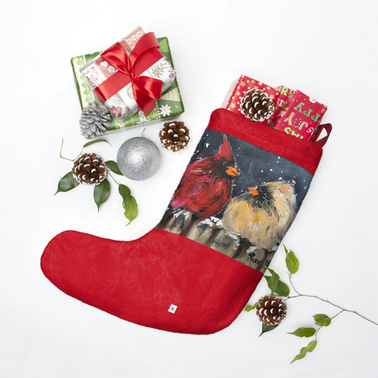 Love at First Flight (Small Print) Christmas Stocking