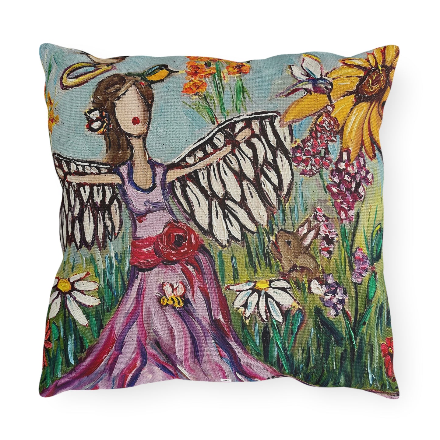 Garden Angel Outdoor Pillows