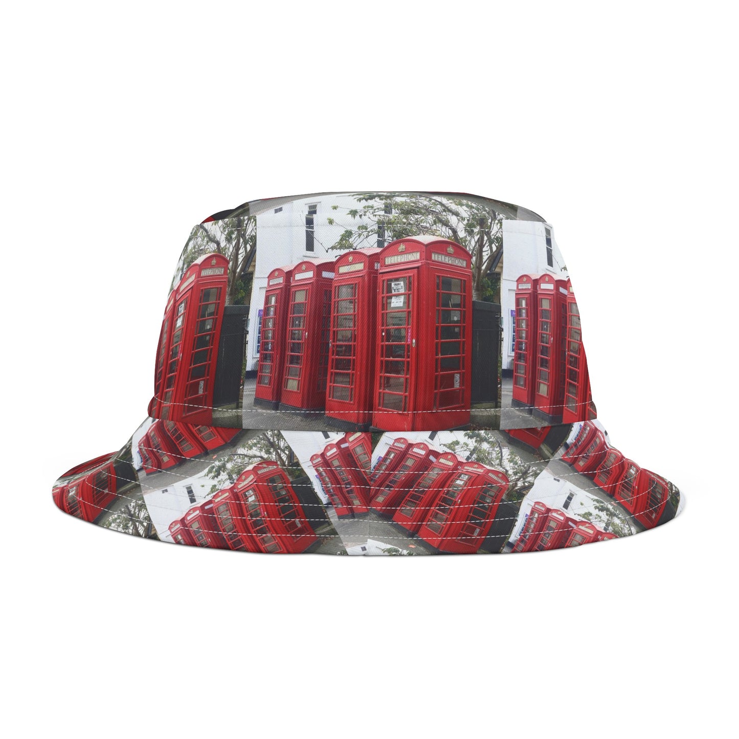 British Phone Booths Bucket Hat