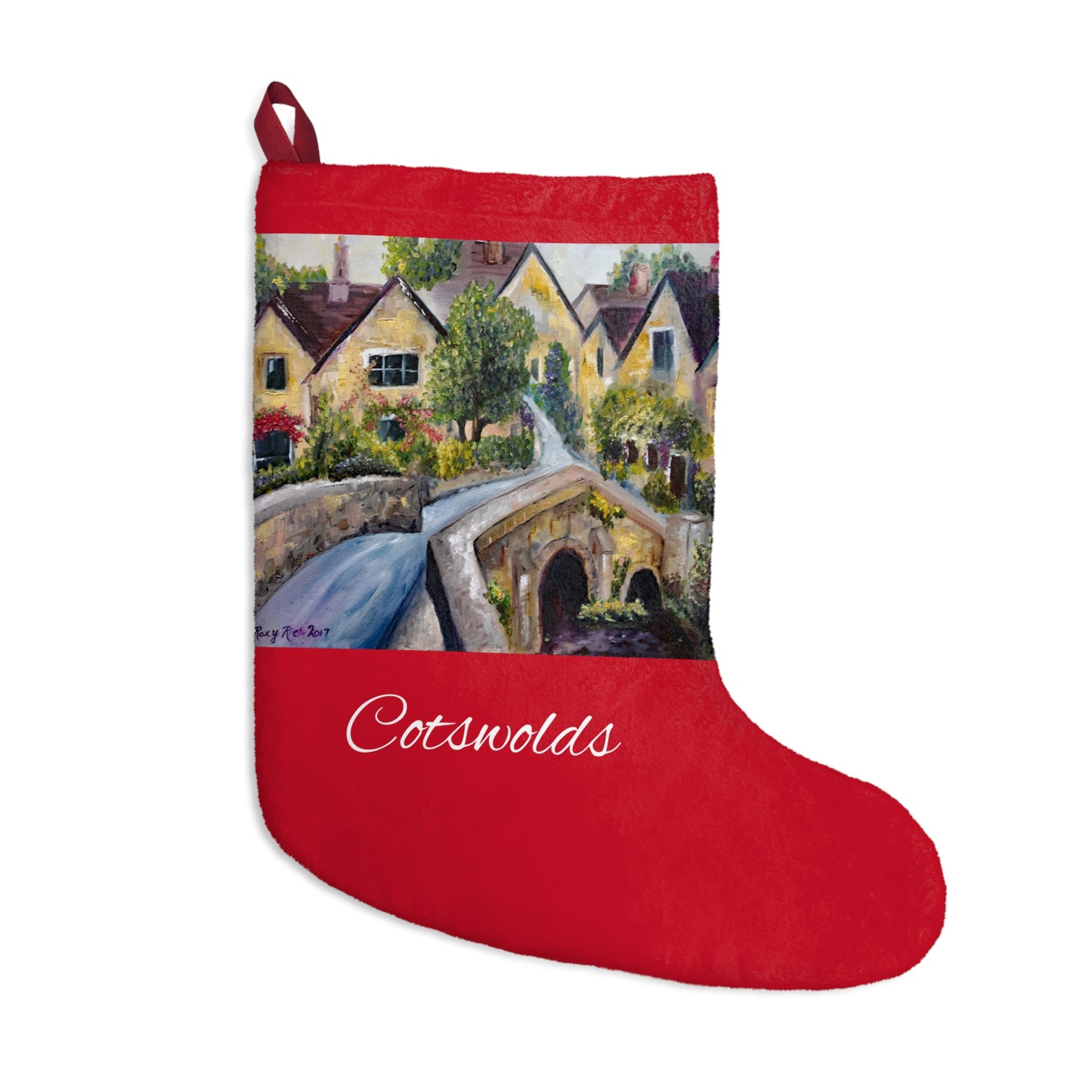 Castle Combe Cotswolds (Small Print) Christmas Stocking