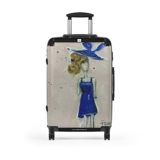 Fascinant en valise cabine bleue (+ 2 tailles)