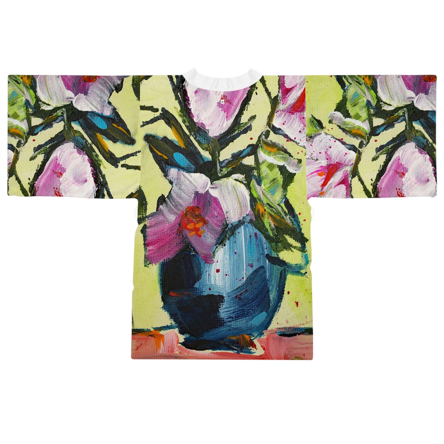 Kimono Robe - Pink Gardenias