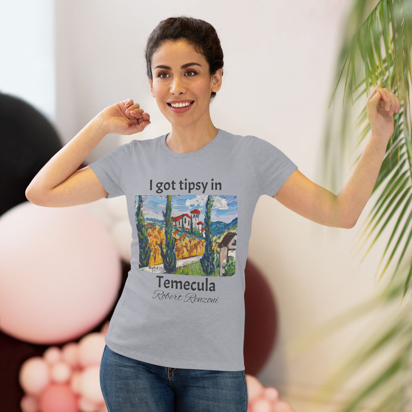 I got tipsy in Temecula Women's fitted Triblend Tee Temecula tee shirt souvenir -Robert Renzoni