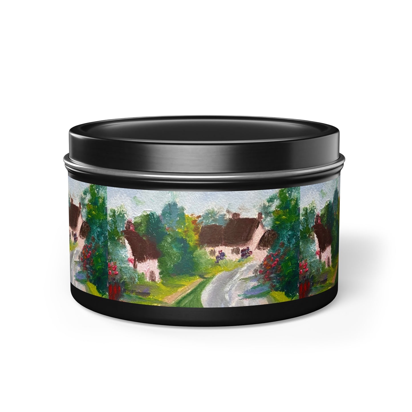 Little Cotswolds Village Tin Candle