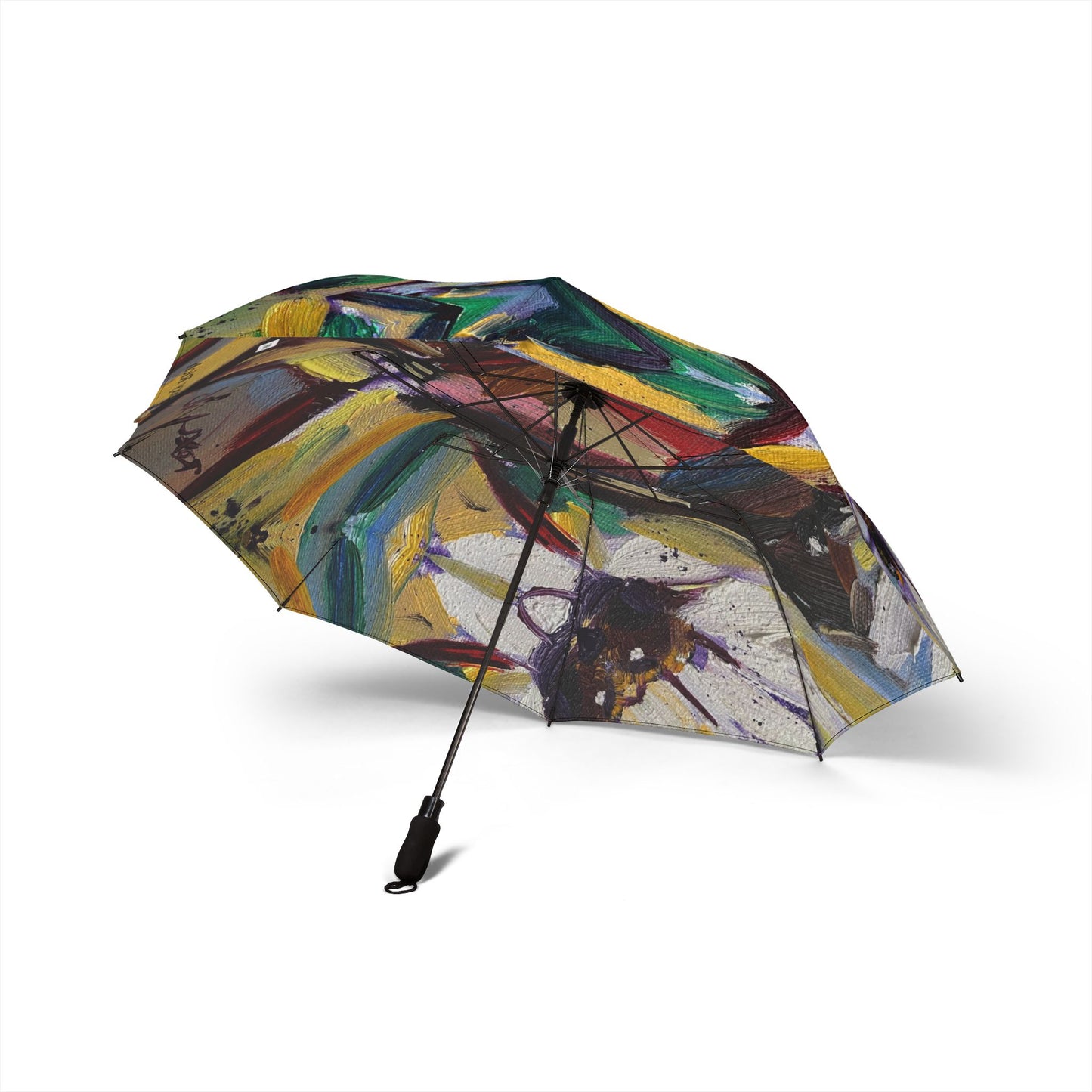 Umbrella-  Stained Glass House Finch