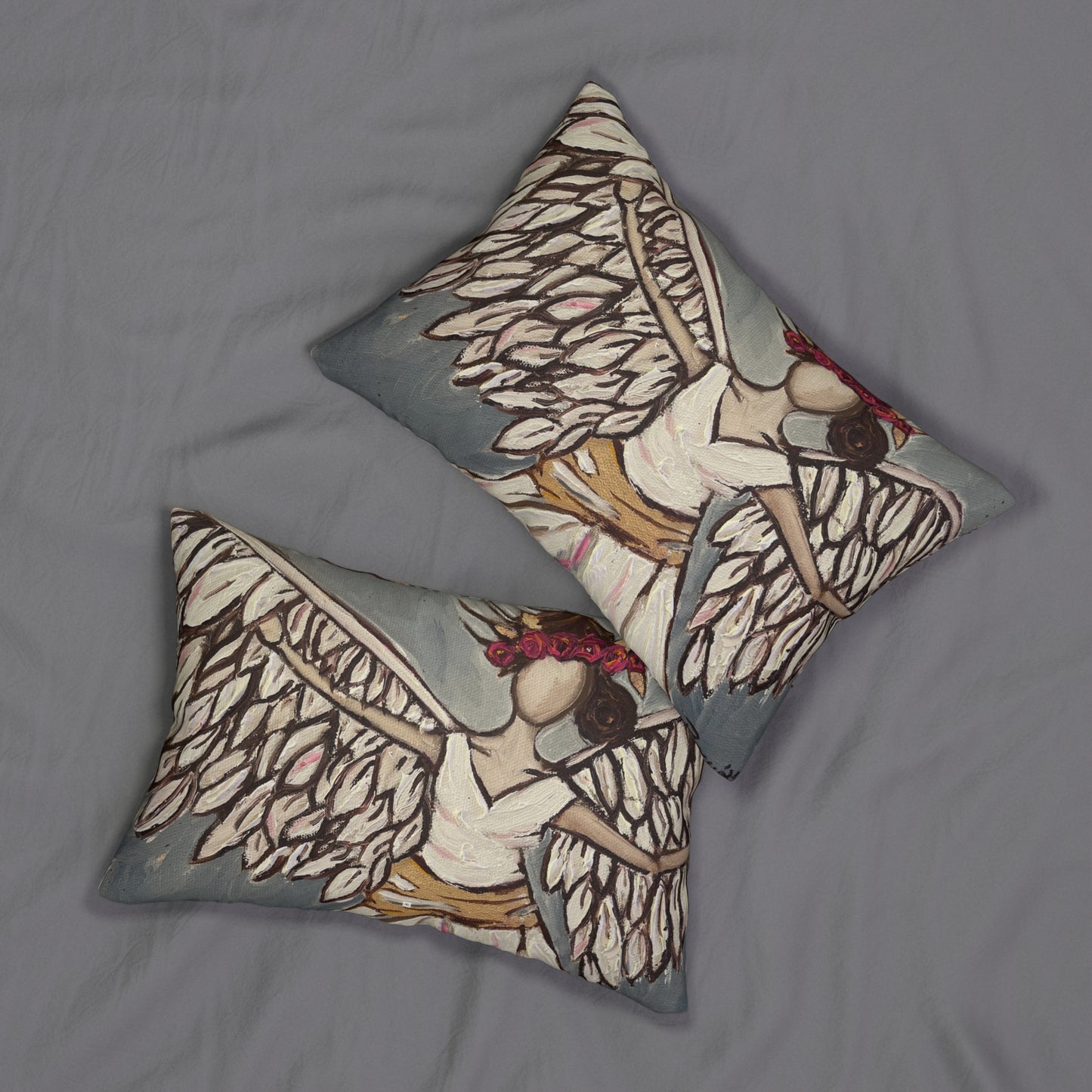 Angel Rising Lumbar Pillow