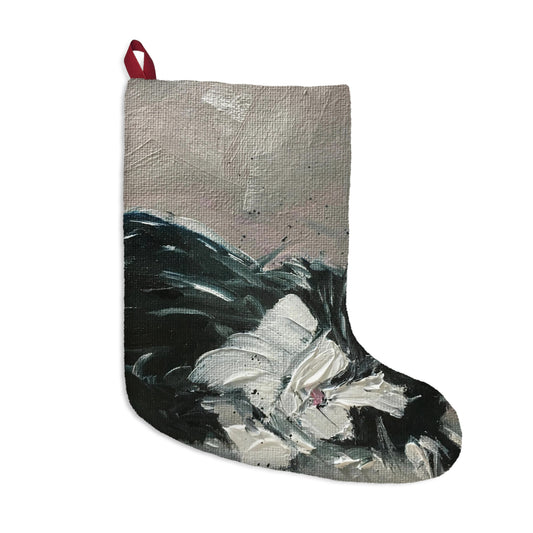 Sleepy Kitty Christmas Stocking