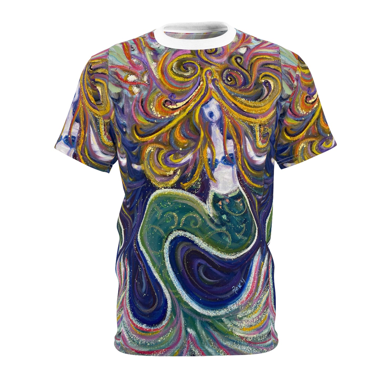 The Screaming Siren -Mermaid Unisex Cut & Sew Tee