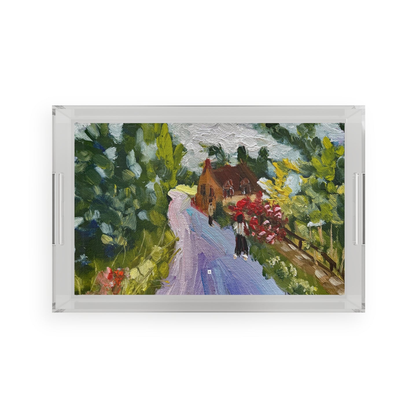 Acrylic Tray -Summer Stroll in Snowshill-Cotswolds