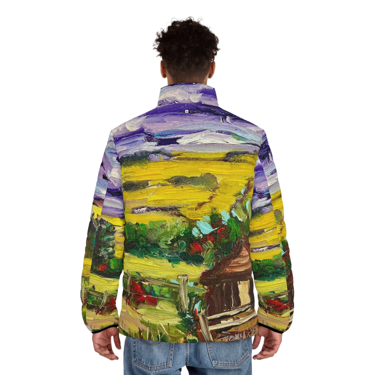 Men's Puffer Jacket - Roxy Rich Art-solitude in Chipping Norton- Cotswolds