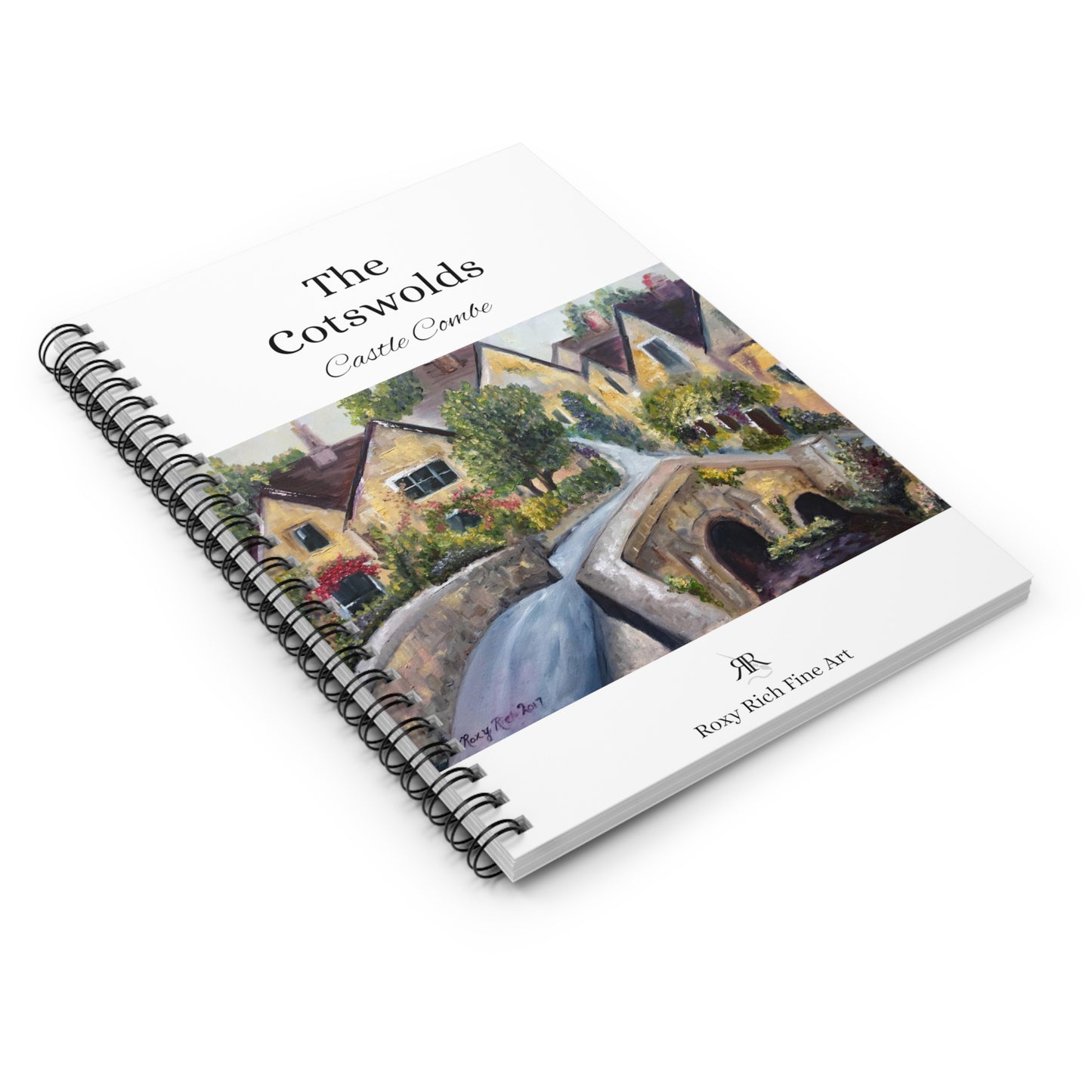 Castle Combe "The Cotswolds" Spiral Notebook
