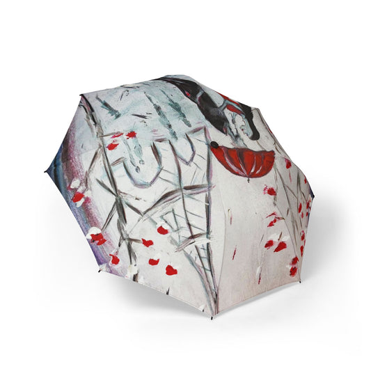 Umbrella- I Only have eyes for You-Paris Couple with Eiffel Tower