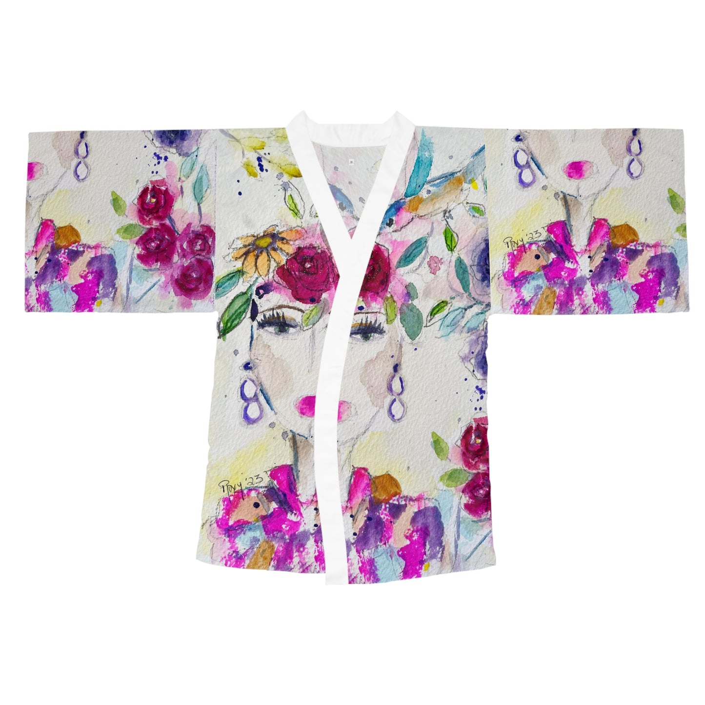 Kimono Robe - Haute Couture Hummingbird