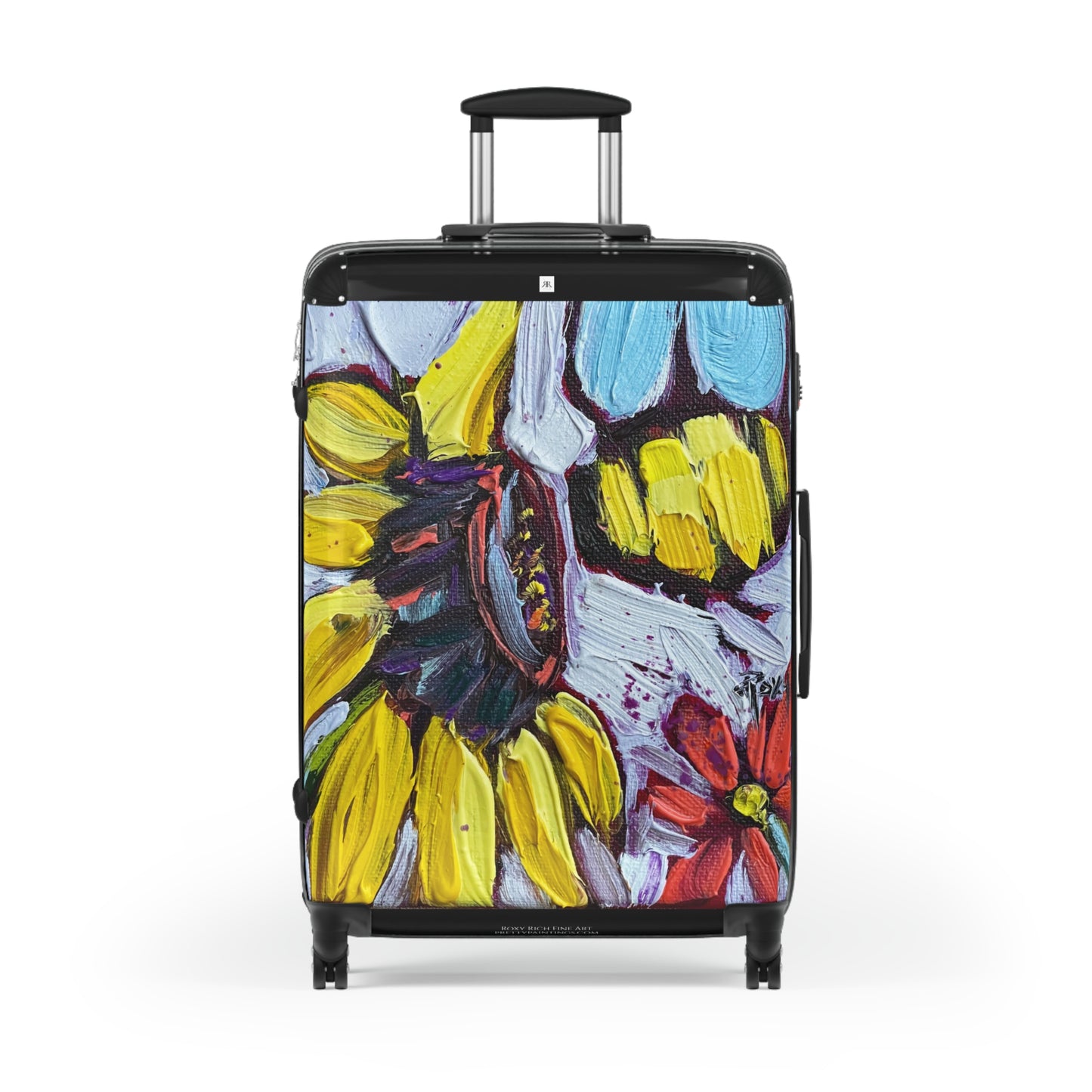 Sun Bee Sunflower and Bee Carry on Suitcase (Choose from 3 sizes)