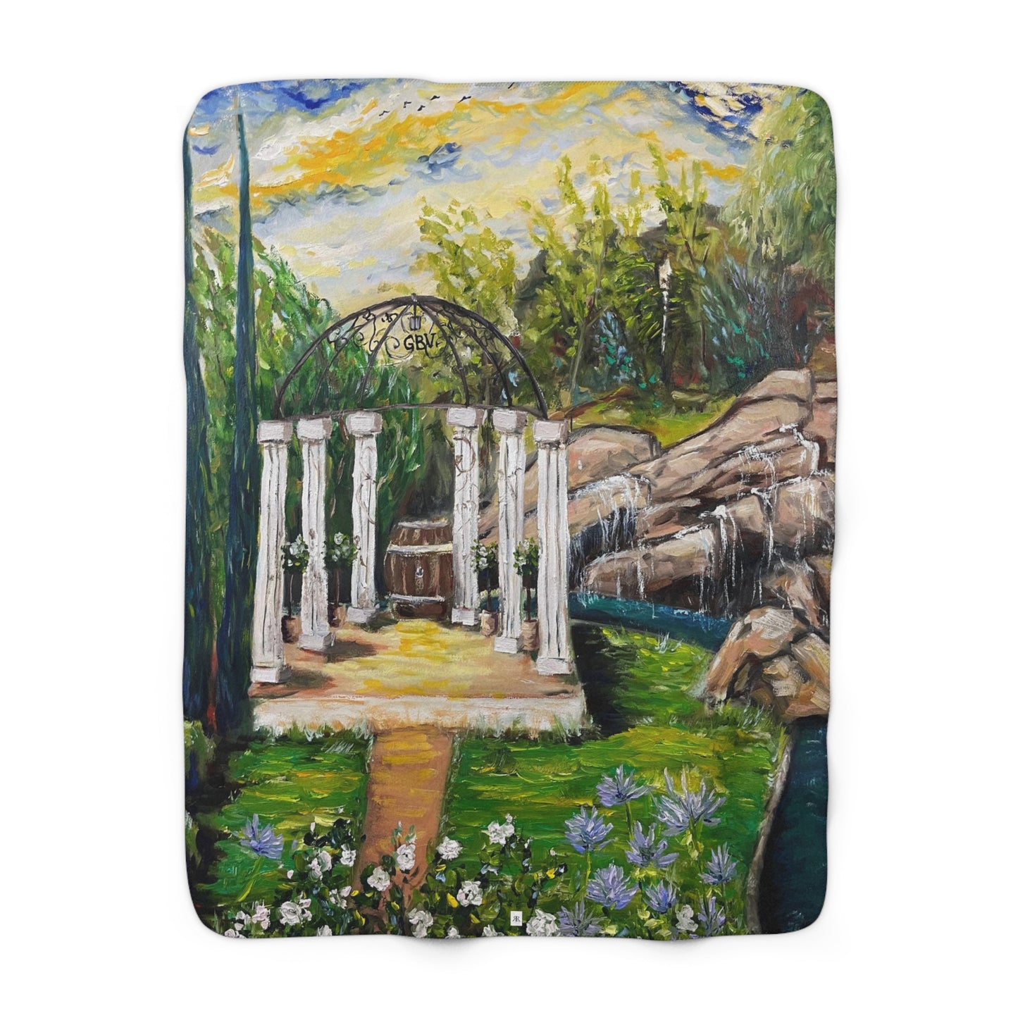 La pérgola en GBV Sherpa Fleece Blanket