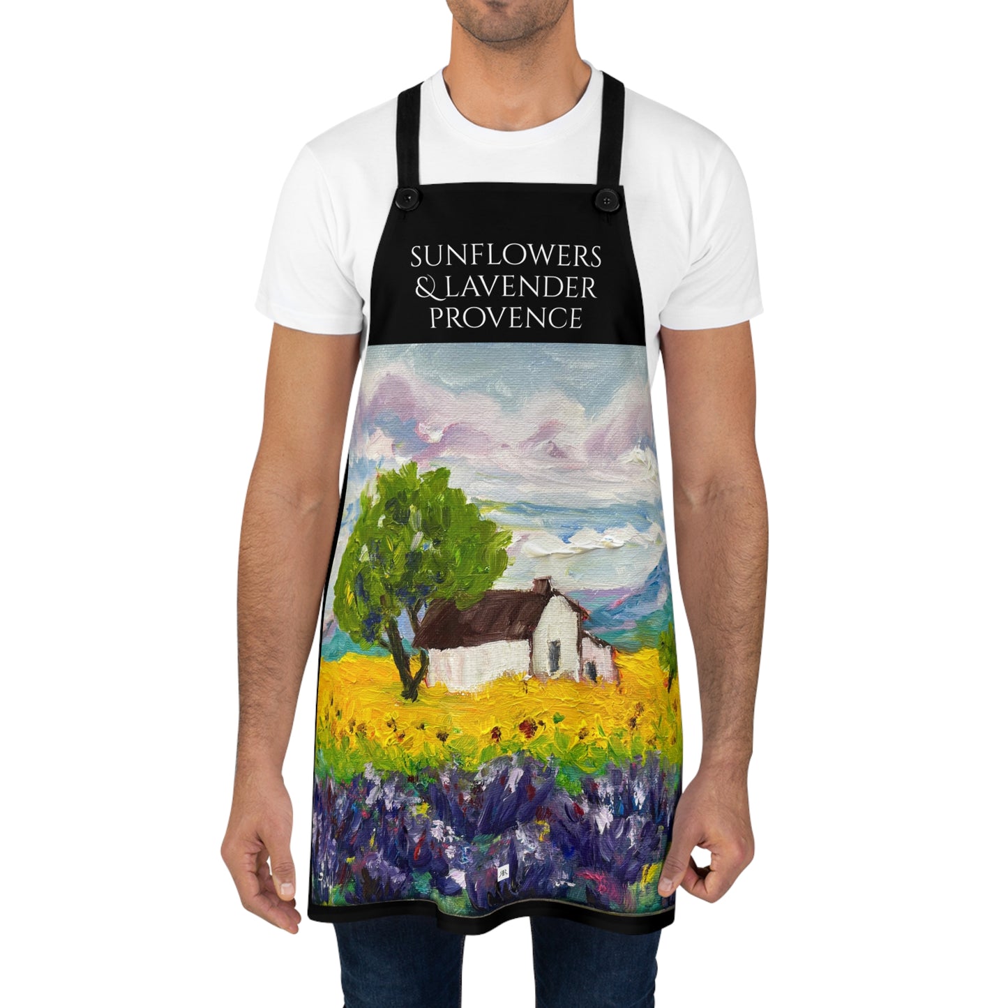 Sunflowers and Lavender Provence Apron