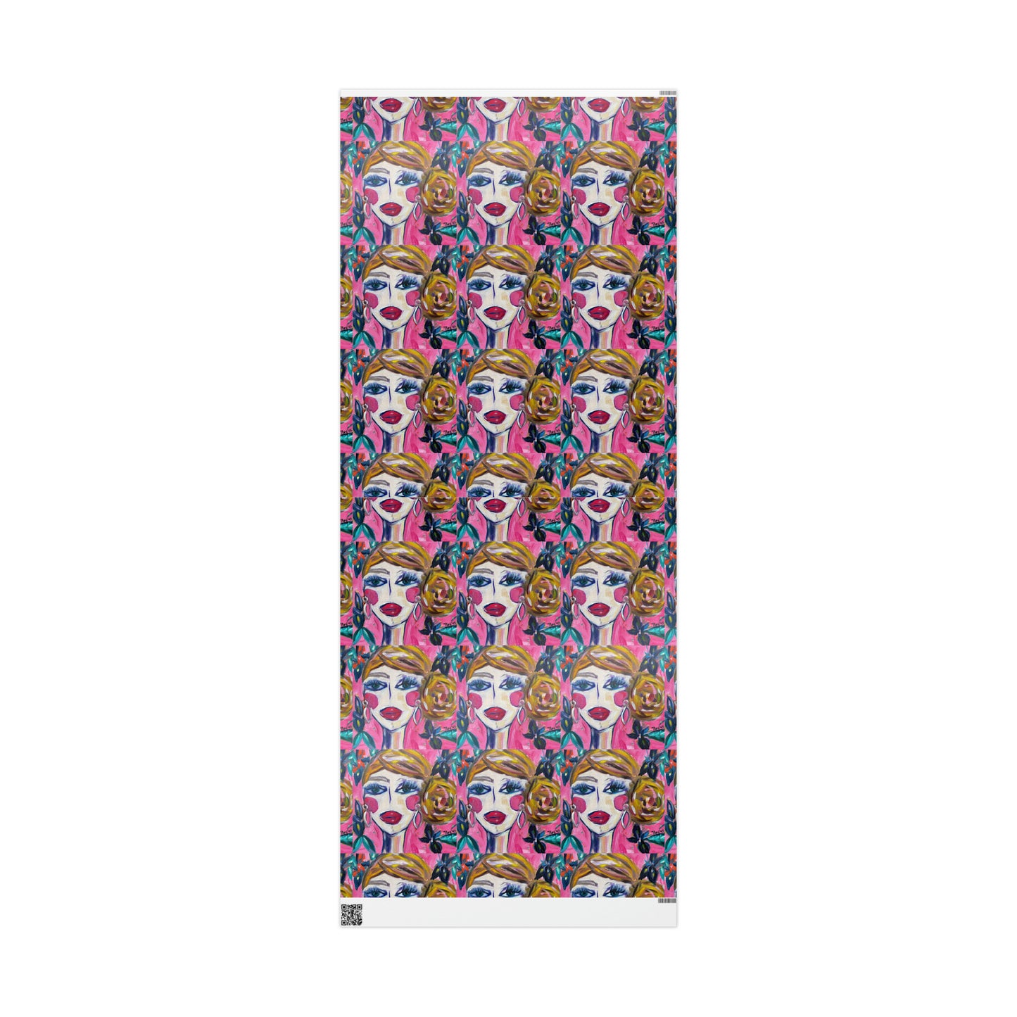 Lady with Irises (3 Sizes) Wrapping Papers